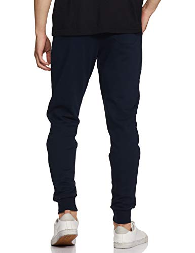 Image of Marks & Spencer Mens Solid Mid Rise Regular Fit Jogger