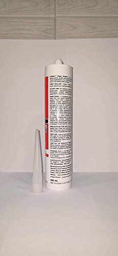 Image of Dowsil Glass Sealant & Half Round Gun-1+1 pc Combo with 2 nozzles Clear Sealant, Silicone, Pack of 1