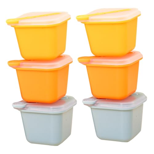 MAGICLULU 6 piezas Molde Silicona para Cubitos de Hielo con Tapa Colores Surtidos Antiadherente Fácil Desmoldeo para Cócteles y Bebidas Reutilizable y Seguro para Uso Doméstico y Bares
