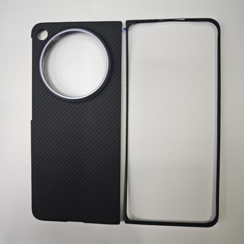 DAYJOY Magnetic Aramid Fiber Case Compatible with Oppo Find N6 - Ultra Light Slim Genuine Real Hard Carbon Fiber hybird Protective case Compatible with Magsafe (A)