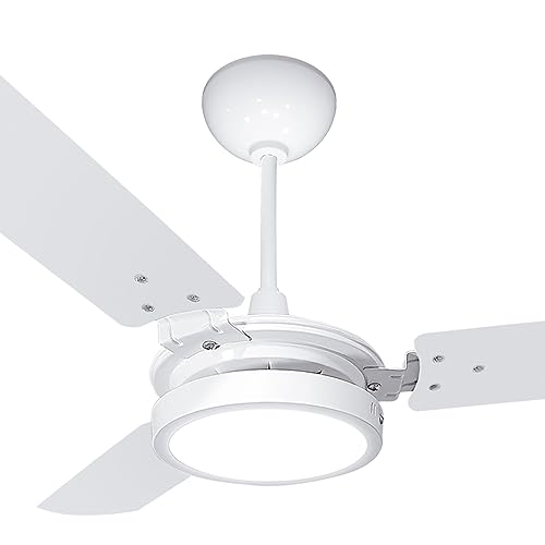 Ventilador De Teto Potente 150w Branco 127v Valen Led Ventex