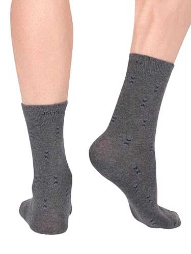 Image of Jockey 7104 Men's Compact Cotton Stretch Crew Length Socks with Stay Fresh Treatment (Pack of 3 Pattern May Vary)