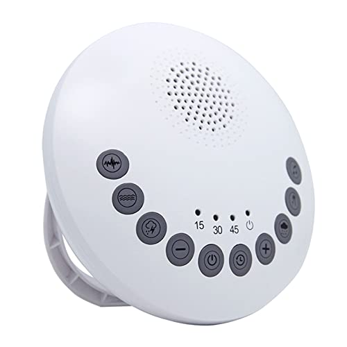 DYNWAVE Máquina de Som de Ruído Branco 6 Nature Sounds Bateria Ou Adaptador Temporizador de Desligam