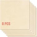 GSCIT Club 12"x 8" Birch Plywood 8pcs, 1/4" Plywood Sheets Birch Plywood Wood for Crafts, Thin Wood 6mm Plywood for Laser Cutting and Engraving, CNC Cutting, Painting, Fretwork