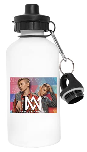 Newtee Marcus & Martinus Suède Bouteille D'eau En Acier Inoxydable Flacon Écologique Réutilisable Blanc