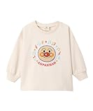 [ニッセン] トレーナー 男の子 女の子 ベビー 【アンパンマン】 もこもこサガラ刺しゅう 長袖スウェット（男の子 女の子） アンパンマン(アイボリー) 100
