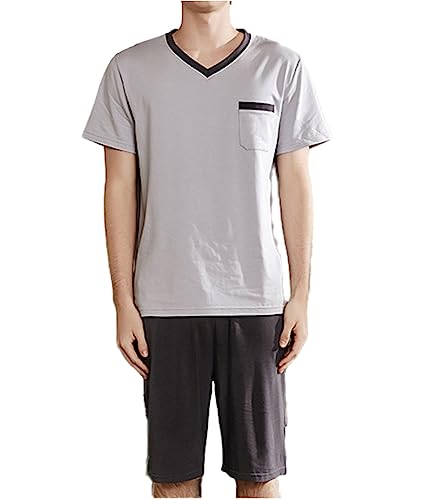 Pyjama court homme en coton doux pour des instants de sérénité et de détente absolue