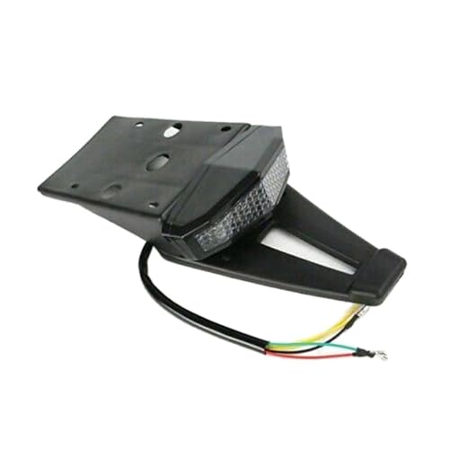 Feu arrière moto anti-vibrations pour garde-boue arrière de dirt bike et plaque A75F