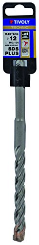 Tivoly 10923031200 SDS+ Master 3 Technic Drill Bit, diameter 12 mm L250 mm, Gray, diameter 12 mm L 250 mm - Image 2