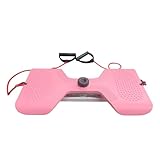 Menolana Waist Twist Board Ab Twister Board, Waist Training Lightweight Workout Abdominal Training 150kg Weight Capacity for Men, Pink