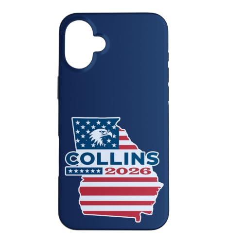 Mike Collins for Senate 2026 Senator Georgia Election Map �X�}�z�P�[�X iPhone 16 Plus �p