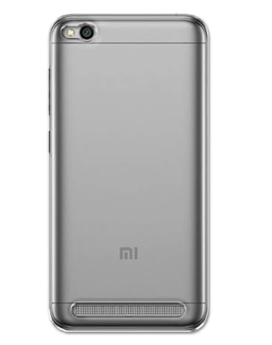 Image of COVERBLACK Rubber Back Cover for Mi Redmi 5A - Transparent