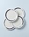Lenox 895237 Blue Bay Melamine Dinner Plates, Set of 4, Lightweight Melamine Material