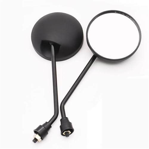 Espejos retrovisores moto redondos de 8 mm para scooter y bicicleta pack de 2 unidades