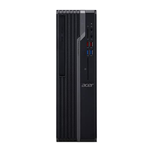 acer Veriton X Desktop 8GB RAM 256GB SSD Intel Core i5-11400 2.60GHz Hexa-Core Processor Windows 10 Pro Black (Renewed)