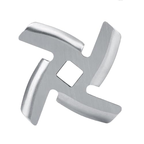 VOBOR Lame de Hachoir, Lame de Broyeur de Viande en Forme de Croix, 46mm Acier Inoxydable Cuisine Broyeur Viande, Remplacement Hachoir à Viande électrique