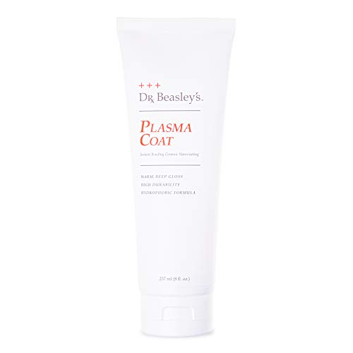Dr. Beasley's PlasmaCoat for Autos - Easy to Use Ceramic Nanocoating for Glossy Finished Paint, Self Cleans, Repels Water, Resists Contaminants, Warm Wax-Like Shine, 8 Fl Oz
