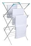 JYZ Heavy Duty 3 Tier Clothes Airer Indoor Folding Drying Rack – Large Foldable Laundry Clothes Horse, Maiden Clothes Dryer, Space-Saving Clothes Airer for Indoor Use