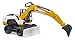 Bruder 03413 Mobile Excavator Yellow/White