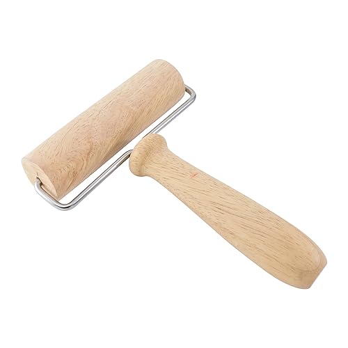 R&M International Pastry and Fondant 6" Wood Roller - Thumbnail 2