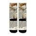 susiyo White Beautiful Garden Flowe Hiking Socks Boy Girls - Cushioned Crew Socks for Kids Soft, Breathable & Seamless Toe for All-Day Comfort