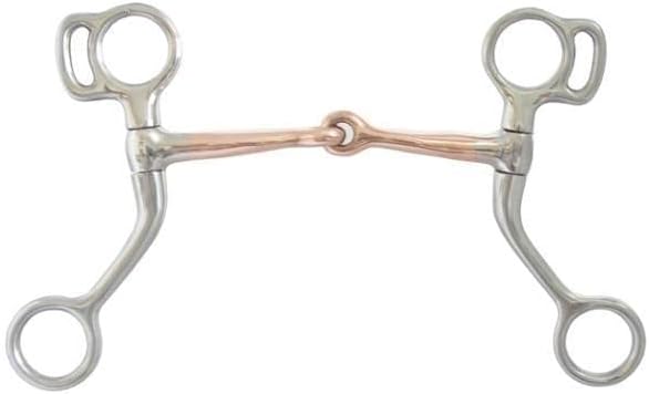 AJ Tack Miniature Copper Mouth Tom Thumb Bit