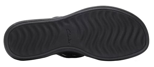 Clarks Clarks Women's Drift Gem CloudSteppers Flip-Flop, Black, 8
