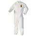 KleenGuard Coveralls A 40 Liquid and Particle Protection Apparel (44307), White, 4XL (XXXXL), 25 Garments / Case