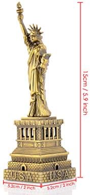 Statue of Liberty Model Statue of Liberty Metallic Statue Statue of Liberty Figurine for Souvenirs - 15cm