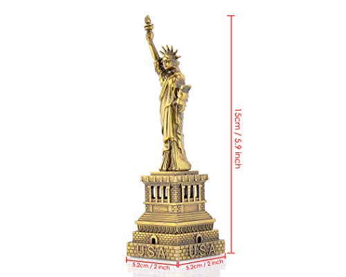 DS. DISTINCTIVE STYLE Statue of Liberty Model - Metallic Statue - Figurine for Souvenirs (5.9 Inch) by DS. DISTINCTIVE STYLE - Image 6