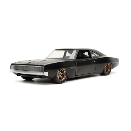 Jada Fast & Furious 1:24 1968 Dodge Charger Widebody Die-Cast Car, Toys For Kids And Adults, Black