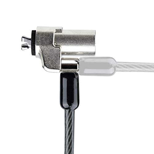 StarTech.com Laptop Cable Lock Compatible With Noble Wedge; 6Ft (2m), Anti-Theft Keyed Lock - Image 4