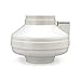 Fantech FR 100 Inline Centrifugal Duct Fan, Molded Housing, 4"