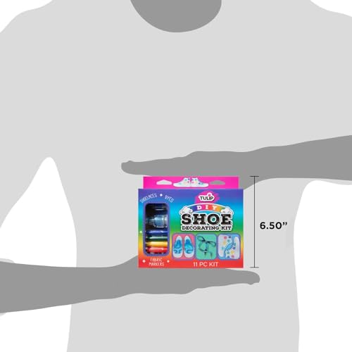 Tulip 48208 Shoe Decorating Kit, Fashion Kicks Made Easy, Includes Tie-Dye Bottles, Fabric Markers thumb #5