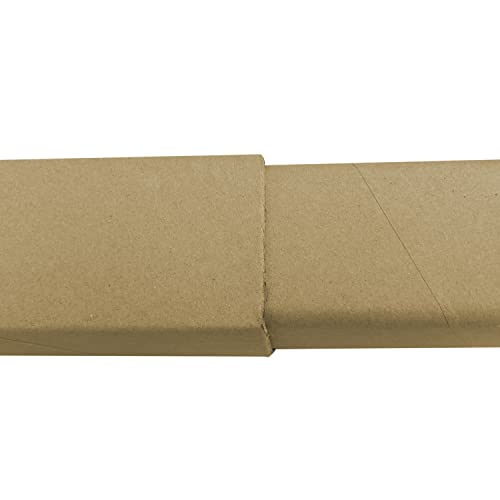 10 Stück Versandhülse 2 bis 3 Meter Länge Variabel | 80x80 mm | Versand Verpackung für Poster, Zeichnungen, Stäbe, Rohre, Laufschienen, Gardinenstangen | Versandhülse Lang | eckiger Teleskop-Karton