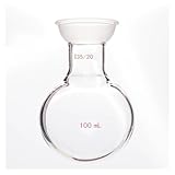 Rundkolben mit einem Hals und Kugelmahlöffnung 35/20, Borosilikatglas(250mL)