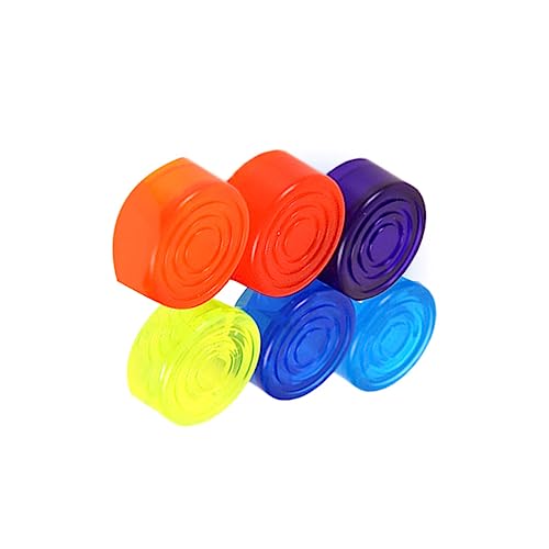 OFFSCH 6pcs Guitar Effect Cap Pedal Topper Anti-slip Protection for Extended Pedal Life