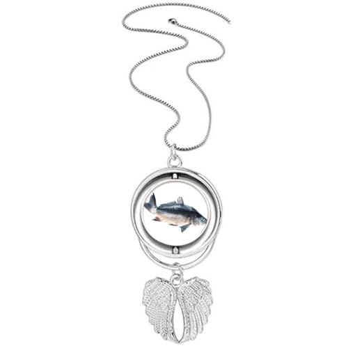 Collier ailes d'ange rotatif motif poissons pour sublimer vos tenues d'été