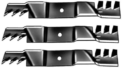 3 pk Mulching Blades for Scag 482235 482724 482961 483317 52" cu, Courtesy of TONAKA and Shipped from The USA.