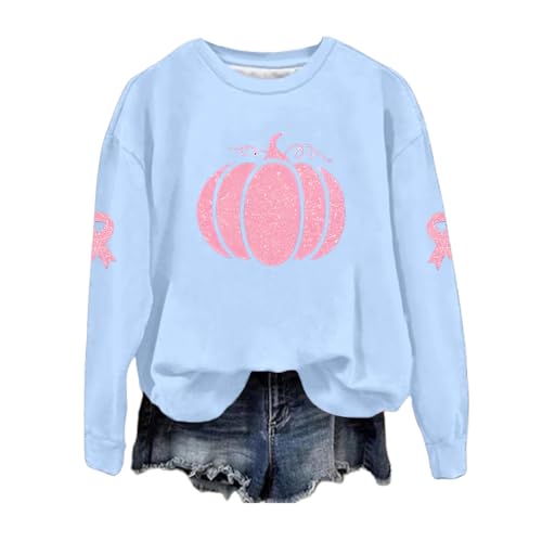 Sweat-shirt col rond Octobre Rose pour vos marches solidaires
