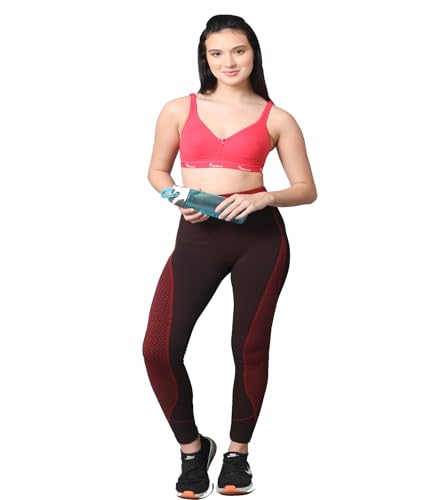 Image of Pack of 1 Non Padded Wire Free Seamless Full Coverage Sports Bra