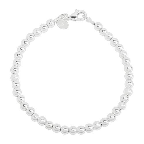 Silpada 'Falling Water' Natural Silver-Plated Hematite Beaded Bracelet In Sterling Silver, 7.5" #TOP6