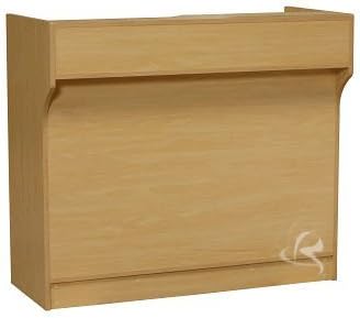 (SC-LTC4M) Merchandiser Ledgetop Counter Knockdown, Also available in Cherry, Black, and White color, wrap counter, store fixture.
