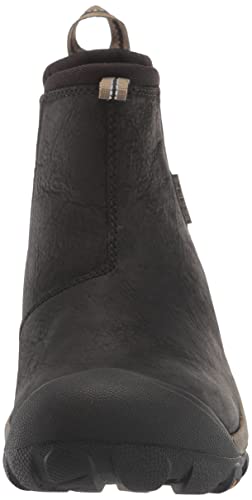 Keen Women's Targhee 2 Mid-Height Hiking Chelsea Boot, Black/Brindle, 8.5 #TOP1