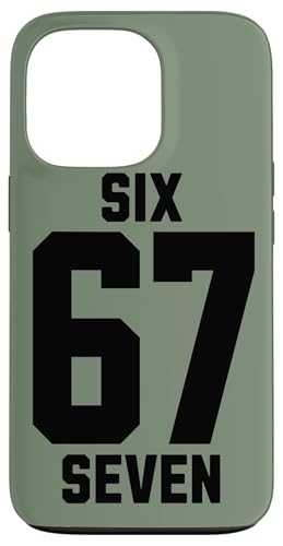 67 Six Seven Sport Design on Back. 6 7 Meme Men Women Kids X}zP[X iPhone 13 Pro p