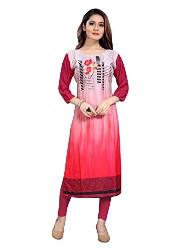 Image of Women's Crepe Straight Kurta
