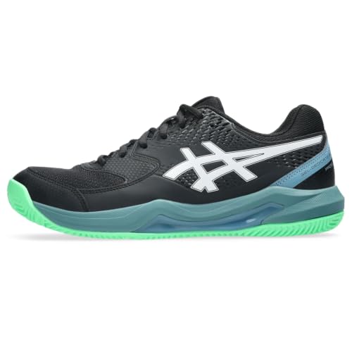 Asics 1041A414-003 Gel-Dedicate 8 Padel Tennis Shoes for Men Size 41.5 EU 003 Black/Vital Green