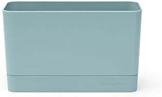 Brabantia 117527 Sink Organiser with Removable Tray, Mint, 8.5 x 19 x 11.5 cm , Blue