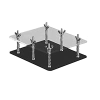 Holdes Presse à Cartes Crystal, Aplatisseur De Cartes - Correcteur De Courbure De Carte Acrylique Transparent | Outil De Correction De Cartes, Protecteur De Cartes à Jouer, Conteneur De Cartes Pour