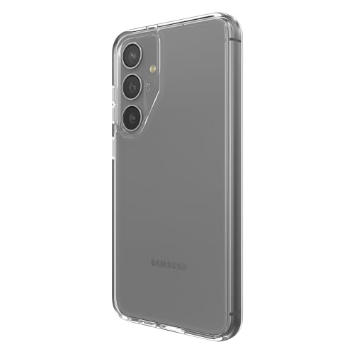 ZAGG Crystal Palace, Graphen-verstärkte Hülle für Samsung Galaxy S24 Plus [6.2-Inch], kein Vergilben, Sehr schlankes und Komfortables Design, stossfeste Abdeckung für die Rückseite (Transparent)